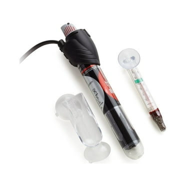 biOrb Aquarium Heater Pack, Reliable 50-Watts with Glass Thermometer and Heater Stand