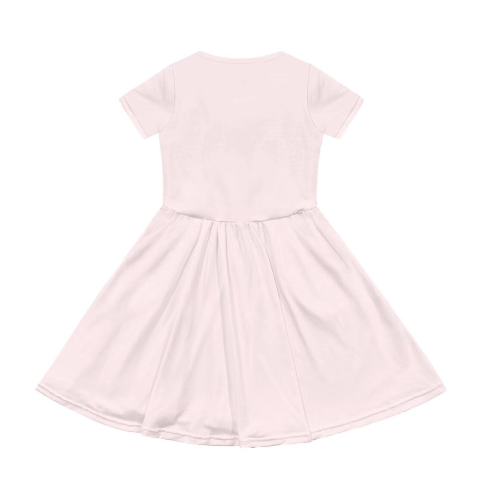 Uourmeti Axolotl Short Sleeve Dress for Girls 5-6 Summer Soft Swing Dress Casual Crewneck Knee Length A-Line Dresses with Pockets