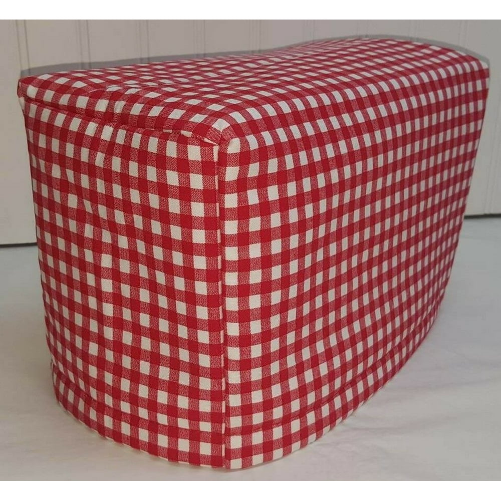 Toaster Cover (2 Slice, Red & White Checked)