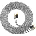 thumbnail image 2 of Taramps RCA5M Five Meters Long Twisted Pair RCA Twin Cable, 2 of 5