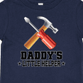 thumbnail image 4 of Inktastic Daddy Little Helper Tools Boys Baby T-Shirt, 4 of 5