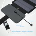 thumbnail image 2 of Cargador De Panel Solar Para Exteriores Cargador de panel solar para exteriores plegable Dispositivo de salida USB portátil 5V 1A para acampar Ehuebsd Para Estrenar, 2 of 9