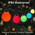 thumbnail image 4 of Guirnalda de luces Goothy para exteriores, 7,6 m, multicolor, 27 bombillas, 120 V, 4 of 8