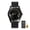 Black-, variant on Avant-Garde Pointerless Watch, Unisex Modern Fashion Timepiece, Precise Durable Wristwatch for Tech & Fashion Lovers