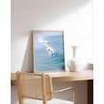 thumbnail image 5 of HAUS AND HUES Surfing Poster Beach Room Decor - Surfer Poster Beach Art Prints, Surfer Wall Art Beach Wall Decor, Vintage Beach Posters Surfer Print (Framed Beige16x20), 5 of 7