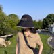 thumbnail image 4 of Sombrero de 54-60cm con circunferencia ajustable para mujer, aleros grandes de verano, sombrero protector solar vacío, sombrero de pescador anti-ultravioleta, 4 of 5