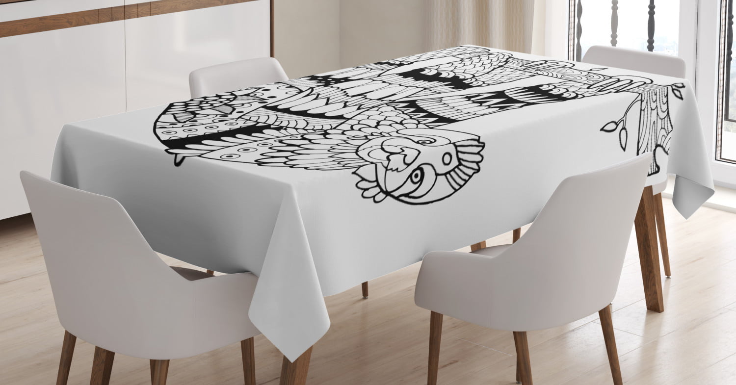 Sloth Outdoor Picnic Tablecloth in 3 Sizes Washable Waterproof 