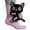 Black Cat, variant on 3D Knit Cat Animal Socks Funny Socks for Girls & Women - Christmas Gifts Croc Compression Socks