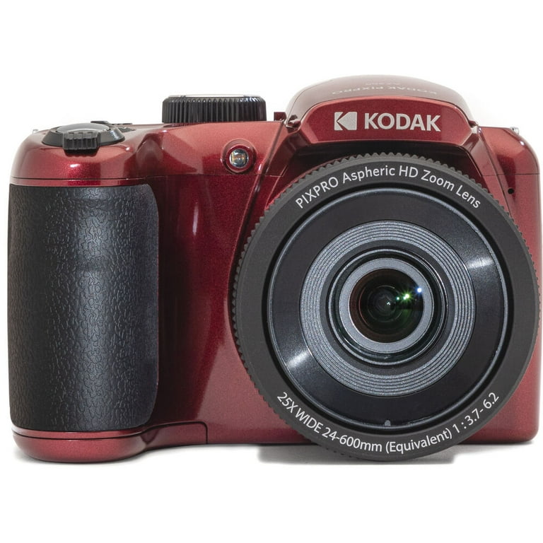 Kodak PIXPRO AZ255 Digital Camera (Red) + Tripod + Case