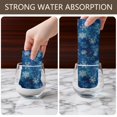 thumbnail image 4 of 2 Pcs Funny Kitchen Towels,Blue Christmas Snowflake Pattern Microfiber Dish Towels,Kitchen Tea Towels,Kitchen Towel Set (18" X 26"), 4 of 7