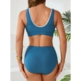 thumbnail image 6 of Asoul High Waisted Bikini Sets for Womens Shell Trim 2 Piece Bathing Suit Ruched Swimwear, 6 of 6