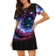 thumbnail image 1 of Fotbe v Bata de Dormir para Mujer con Estampado, Camisón de Algodón de Manga Corta, Ropa de Dormir Casual, 1 of 6