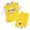 Yellow, variant on Outfits for Boys Short Sleeve T Shirt And Mesh Shorts Sportswear Boys' Clothing Sets