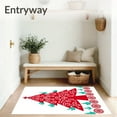 thumbnail image 3 of ODIKA 6' x 9' Machine Washable Non-Slip Area Rug, Christmas tree High Traffic Rug, Red, 649411, 3 of 7
