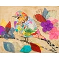 thumbnail image 2 of Ritter, Gina 18x15 White Modern Wood Framed Museum Art Print Titled - Band of Birds II, 2 of 4
