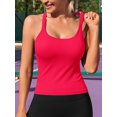 thumbnail image 5 of Asoul Scoop Neck Sport Tank Tops for Womens Fitness Yoga Shirts Tops, 5 of 7