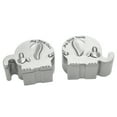 thumbnail image 1 of Small Keepsake Box, Wear Resistance Infant Tooth Curl Box 2 Pieces High Strength Alloy Material  for Baptismal Party, 1 of 7