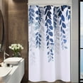 thumbnail image 5 of Stall Shower Curtain Small Blue Eucalyptus Shower Curtain for Bathroom Floral Watercolor Leaves Shower Curtain Botanical Shower Curtain Natural Shower Curtain Country Style Vine Bathroom Decor 36x72, 5 of 5