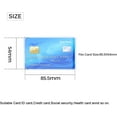 thumbnail image 4 of Waterproof New Medicare Card Holder Protector Sleeve for Credit Card License ID Business Card and Social Security Card Protector,20 Pack, 4 of 5
