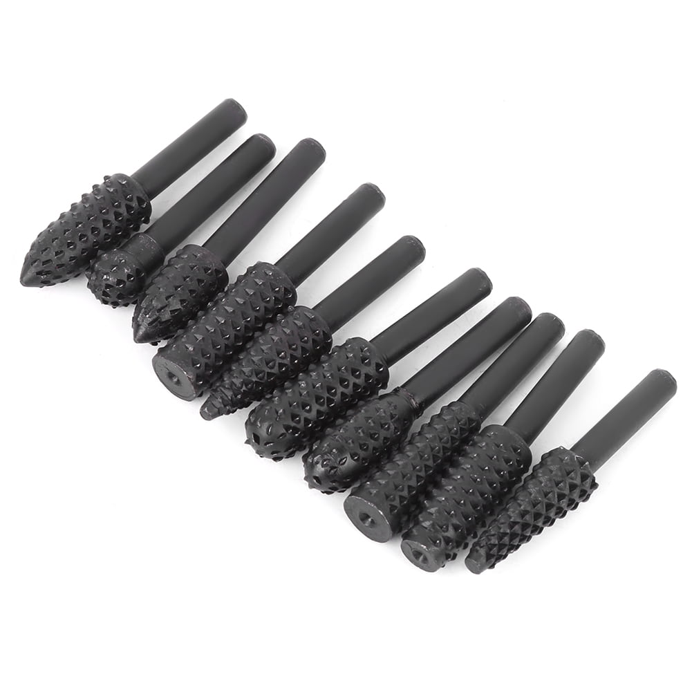 Wood-Polishing Accessories 1/8in  Burr, High Finish  Drill Bits, for Power Drills Air Tools