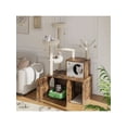 thumbnail image 2 of Ourlova Large Cat Tree With Litter Box Enclosure3 In 1 Cat Tower Hidden Pet Washroom Litter Box FurnitureWooden Multi Level Cat Condo Furniture With Sisal Scratching PostsSoft Plush Perch Hammock, 2 of 8