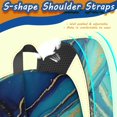 thumbnail image 5 of Blue and Gold Marble Pattern 17" Waterproof Oxford School Backpacks for Teens, S-Shape Padded Straps, for School, Travel, Hiking, Camping, 5 of 5