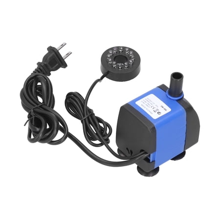 Air Pump, LED Light 3 In 1 Low Noise Colorful Submersible Pump Anti
