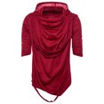 thumbnail image 4 of Sonducket Camiseta con capucha de estilo informal de Color sólido de verano para hombre, sudadera de moda para viajar y senderismo, sudadera de Prendas para la parte inferior del cuerpo XXL, 4 of 6