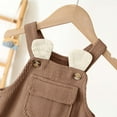 thumbnail image 7 of REDARER Boys Corduroy Overalls Dungarees for Kids Soft and Overall Pants with Adjustable Straps for and Casual Wear Durable and Childrens Overalls,Size:6-12 Months, 7 of 7