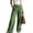 Green, variant on Stralyhd Wide Leg Pants Woman Corduroy High Waisted Button Up Work Pants Women Trendy Business Casual Outfits Comfort Fit Trousers White M