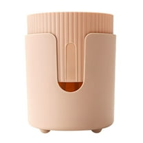 CuiLiyq Self Watering Pot for Indoor Outdoor Plants, Plastic Flower Planters with Removable Base, Plants Pot with Wicking Rope, 4.72" x 5.91", Pink