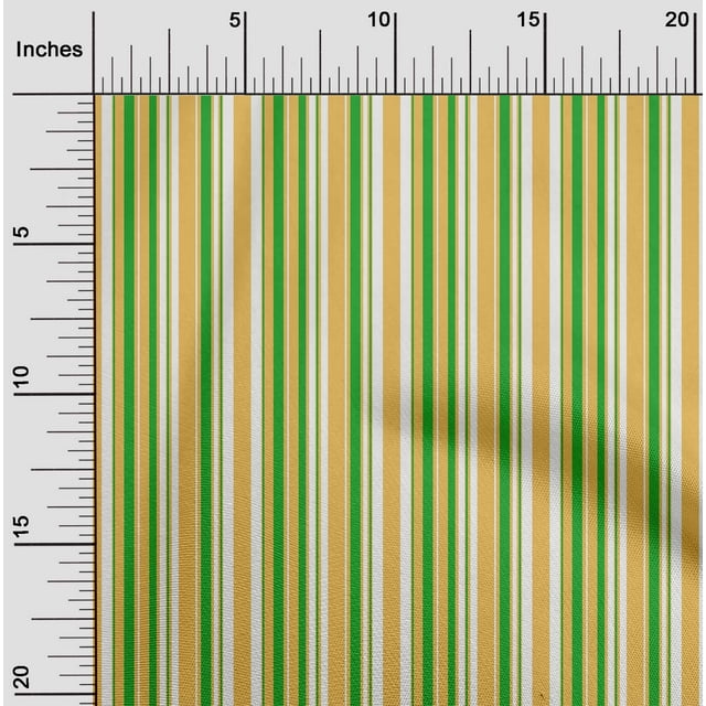 oneOone Viscose Jersey Yellow Fabric Stripes Craft Projects Decor Fabric Printed By The Yard 60 Inch Wide-C7G