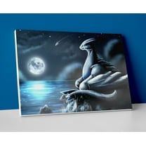 Pokemon Lugia Poster or Wrapped Canvas
