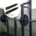 thumbnail image 1 of Quzzie Support 2 Pcs Universel Compatible Support de Rangement en Acier Optimisation de l'Espace Support de Barre Chevilles Adapté pour Équipement d'Exercice de Gym à Domicile pour Trou de 26 mm, 1 of 8