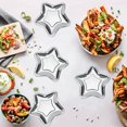 thumbnail image 5 of Yvsxxv Silver Star Disposable Paper Serving Tray Wedding Party 10Pcs, 5 of 7