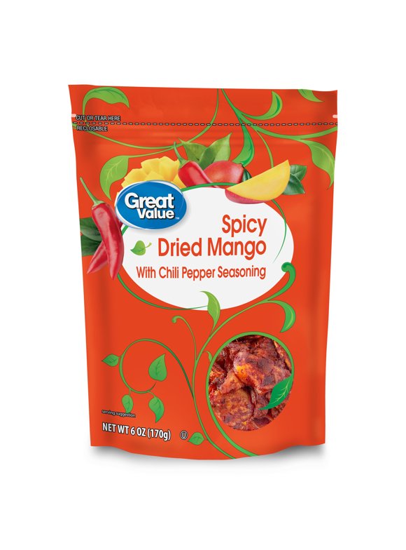 Spicy Dried Mango with Chili Pepper Seasoning