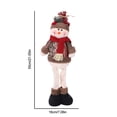 thumbnail image 2 of Pie De Navidad Papá Noel Muñeco De Nieve Reno Muñeco Estatuilla Decoración Para El Hogar Adorno De Año Nuevo Yuarrent HA045236-03, 2 of 6