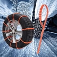 thumbnail image 5 of 10 cadenas antideslizantes universales para neumáticos de invierno y nieve para coche, cadenas para nieve, correas de cable para neumáticos, cadena de emergencia para exteriores e invierno., 5 of 5