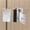 Silver - 3in, variant on Tonitrui Home Security Door Reinforcement Lock for Front/Inward Swing Doors - Upgraded Reinforced 1200lbs Capacity, Night Kids Safety Metal Flip Deadbolt Latch (2Pack Black)