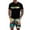 Khaki, variant on GrmtClth Hawaii 2 Piece Outfits for Men Summer Crew Neck T-Shirt and Shorts Set Lightweight Short Sleeve Outfit Comfy Elastic Drawstring Clothing Pink L