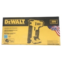 DEWALT DCN701D1 Cable Stapler Kit, Battery Included, 20 V, 2 Ah, 1 in W Crown