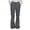 Dark Gray, variant on Girls School Uniform Pants Dress Pants Elastic Waist Flare Leg Pants with Pockets Back To School Uniform Pants Size 7-8 Years