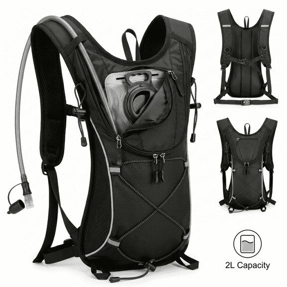 Hydration Pack Backpack,  2L Water Bladder , Lightweight Running Vest for Cycling & Hiking