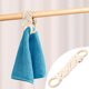 thumbnail image 4 of Porta Toallas de Cocina Colgante – Anillo para Toallas Tejido a Mano con Ganchillo, con Aros de Madera de Haya, Cuerda y Colgador Suave de Hilo para Baño, Cocina, Inodoro – Paquete de 3, 25 cm, 4 of 5