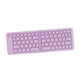 thumbnail image 3 of Teclado de computadora, escritura silenciosa eficiente, recargable, 68 teclas, teclado plegable para teléfono inteligente Púrpura, 3 of 8
