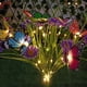 thumbnail image 5 of 7 mariposas-Púrpura paquete 2 Solar mariposa margarita jardín al aire libre LED simulación lámpara interior tierra césped lámpara (púrpura 2PCS), 5 of 9