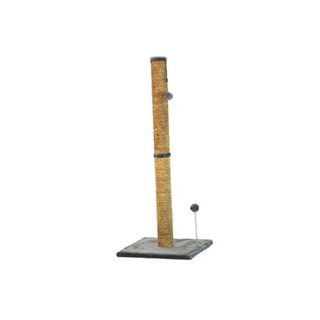 Cat Craft 40  Sea Grass Scratching Post (Grey Fur 16x16 Base)