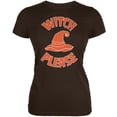 thumbnail image 1 of Halloween Witch Please Brown Juniors Soft T-Shirt, 1 of 1