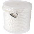 thumbnail image 3 of Nordicaes 3\\/8" x 150' Premium Solid Braid MFP Anchor Line,Best Polypropylene Rope with Stainless Steel Thimble,Working Load Limit 250 lbs;Breaking Strength 1290 lbs, 3 of 5