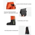 thumbnail image 5 of Shoe Covers with Non - Slip Sole, Snow and Rain Boot Reflective Strip, Zipper Closure Leg Gaiters for Outdoor Camping Fishing Cycling Riding, 5 of 5